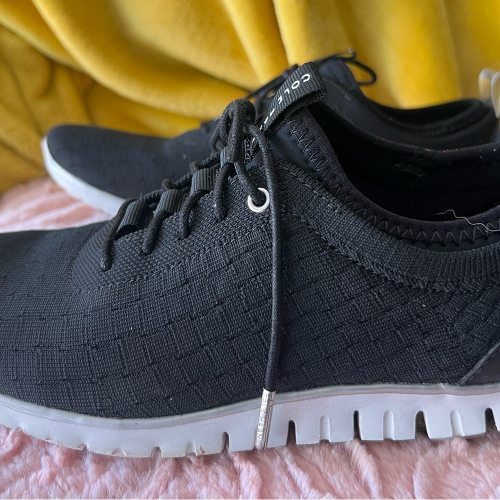 Cole Haan Black and White Zerogrand Sneakers